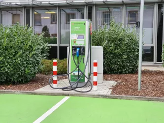 Ladestation für Elektrofahrzeuge Sparkasse Kandel