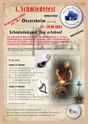 Schmiedefest Plakat