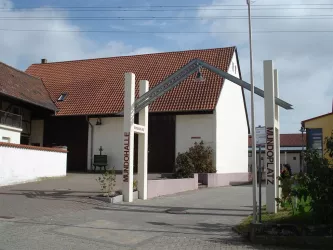 Schild Mundohalle Minfeld (© Südpfalz Tourismus Kandel e.V.)