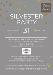 Silvester-Party im SCHICKes